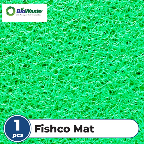 FishCO Mat Hi-Density Media Filter Blue japmat Kolam Premium 80 cm - 90 cm