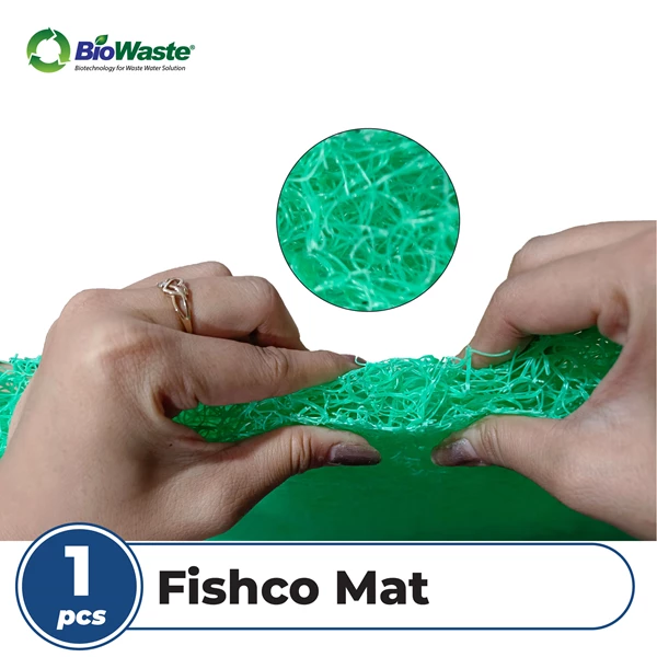 FishCO Mat Hi-Density Media Filter Biru japmat Kolam Premium 60 cm - 70 cm