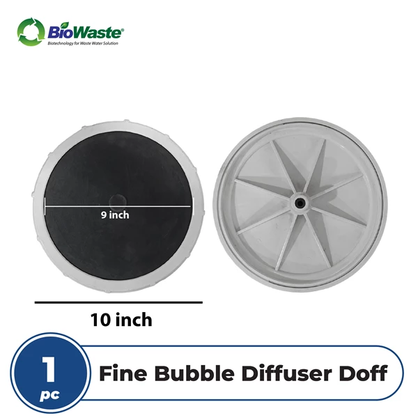BioWaste Coarse Hole Aerator Coarse Bubble Air Diffuser - FB Black