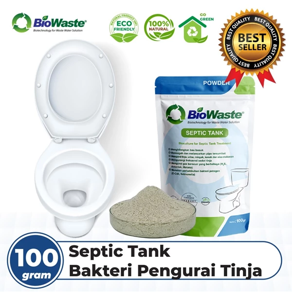 Bubuk Bakteri Pengurai Tinja Biowaste Septic Tank 100 gram null