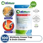 Fat Decomposing Bacteria and Odor BioWaste Grease Trap & Drain Cleaner - 10 Grams 2