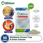 Fat Decomposing Bacteria and Odor BioWaste Grease Trap & Drain Cleaner - 10 Grams 3
