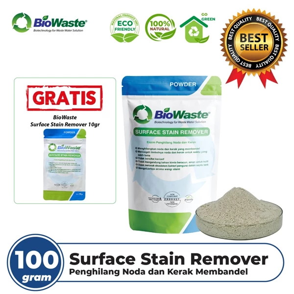 Enzyme Stain and Crust Remover Surface Stain Remover 100 gram - NON FREE