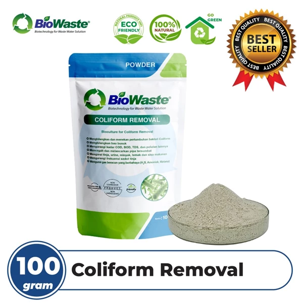 Bad Smell Removing bacteria / clogged pipes Coliform Removal 100gr - NON FREE
