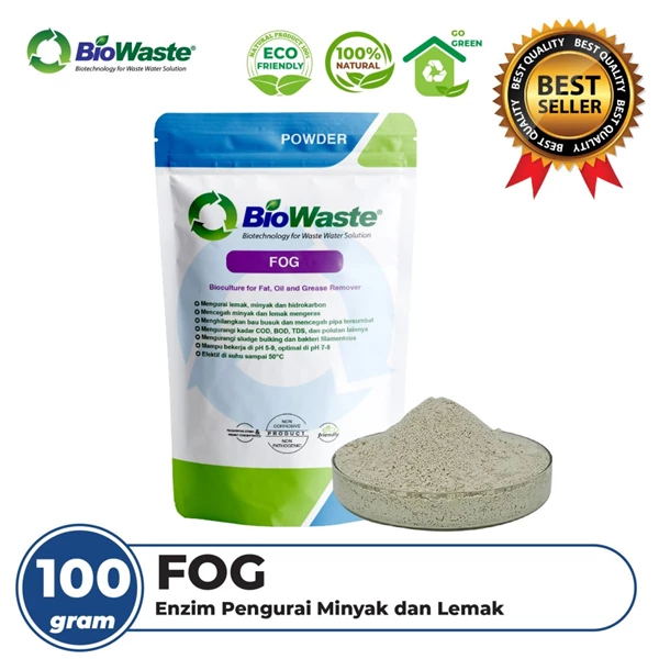 Domestic and Industrial Waste Decomposers Biowaste FOG 100 grams