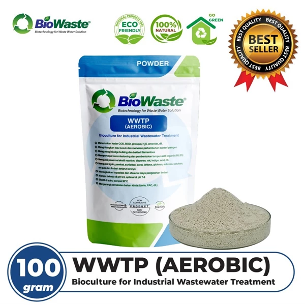 Pengurai Limbah Domestik dan Industri Biowaste WWTP 100 gram - NON FREE