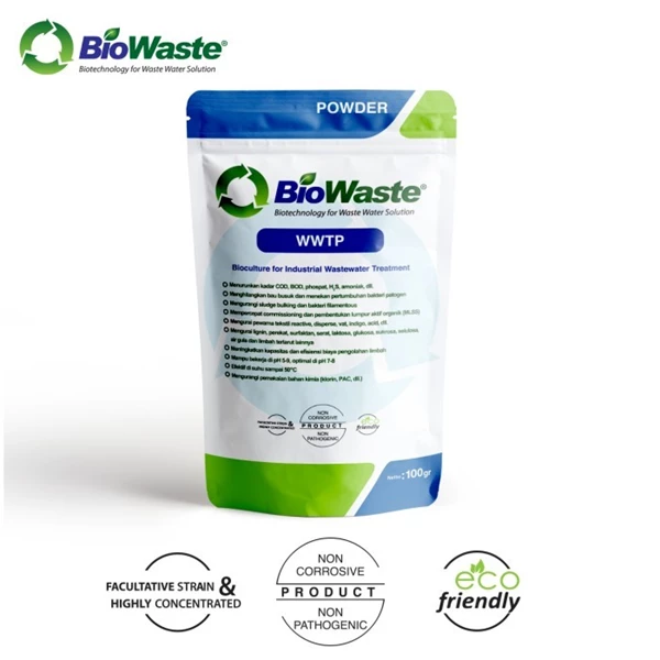 Pengurai Limbah Cair Industri Biowaste WWTP 100gr - NON FREE
