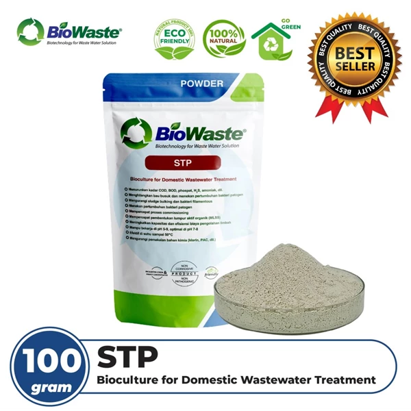 Bakteri Pengurai Limbah Cair Industri Domestik Biowaste STP 100gr - 100 Gram
