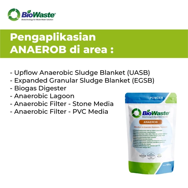 Anaerobic Biowaste Bacteria 100 gram