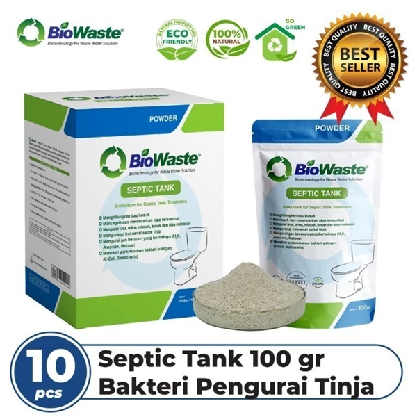BioWaste Septic Tank - 10 Gram pembersih toilet 