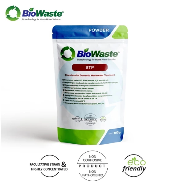 BUY 1 GET 1 - Biowaste STP / Bakteri Pengurai Limbah Cair 100gr