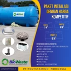 The WWTP BioWaste System FRP package includes a system with a capacity of 3 m3 3