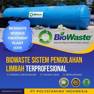 The WWTP BioWaste System FRP package includes a system with a capacity of 3 m3