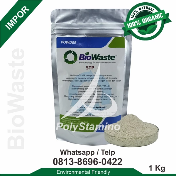 Biowaste STP 1 Kg Limbah Industri
