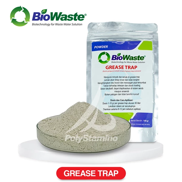 Biological Wastewater Treatment Biowaste Grease Trap 100 gram